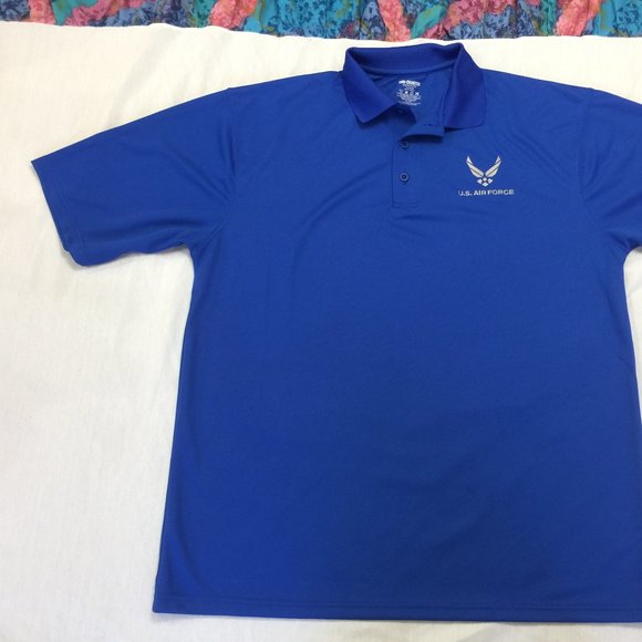 🦚🦚🦚 NWT DRI DUKE US AIR FORSE MENS SHIRT SIZE XL 🦚🦚🦚 - Picture 2 of 9
